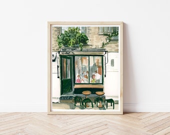 London Kunst Aquarell Kunstdruck | London Sehenswuerdigkeiten, London Poster, Reise Wandkunst