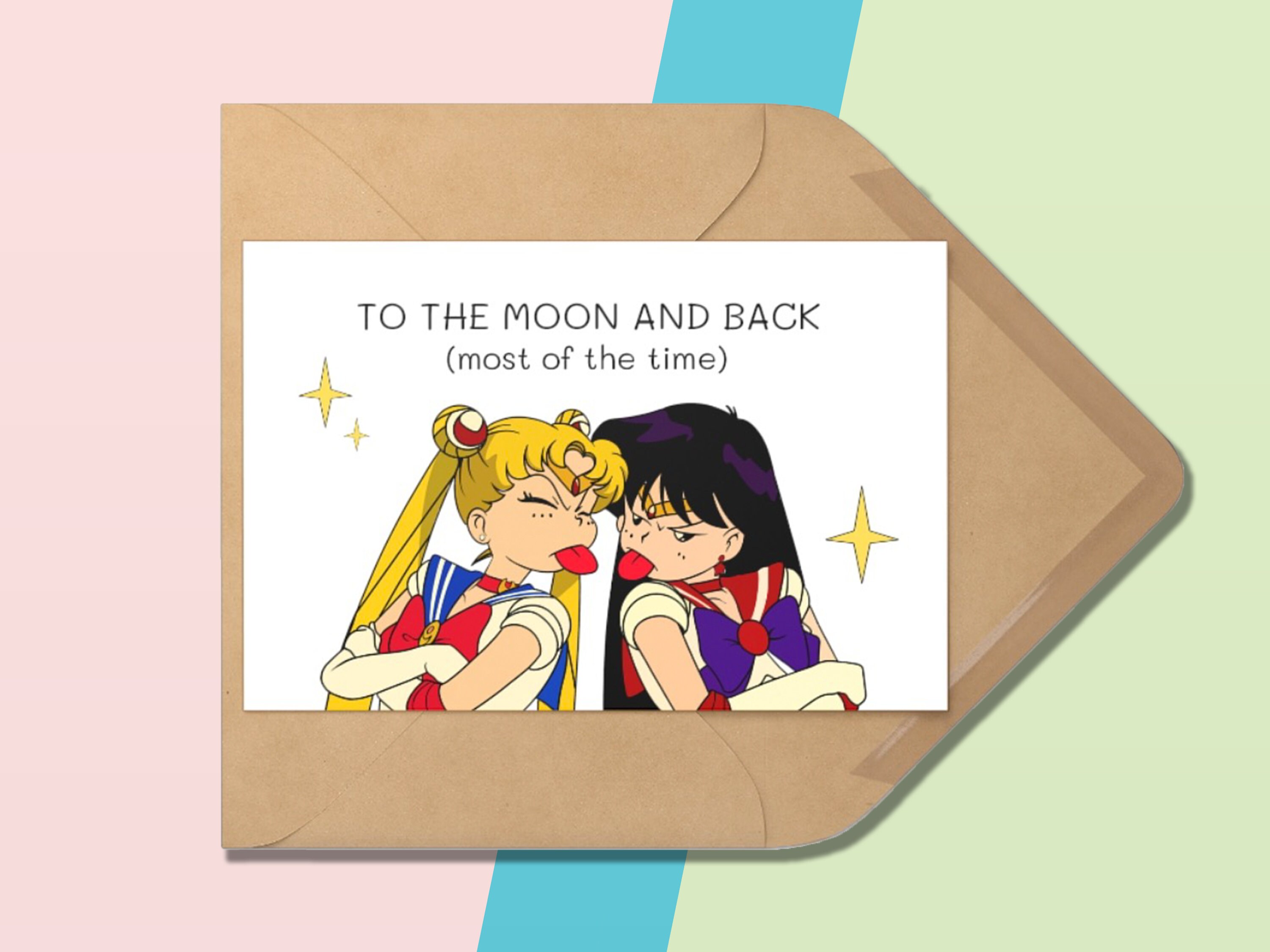 Sailor Moon personalized Card Blank Cards Paper &amp; Party Supplies etna.com.pe