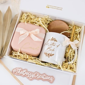Mother of the Bride & Groom Gift Box From Daughter For Wedding Day Thank You Boho Wedding Gits Wedding Parents Personalized Custom Gifts