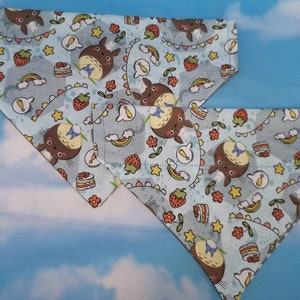Anime/totoro dog bandana