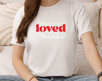 LOVED MOM EVER - Le meilleur t-shirt pour maman, sweat-shirt pour maman, sweat à capuche pour maman, cadeau de fête des mères pour maman, sweat à capuche pour la fête des mères