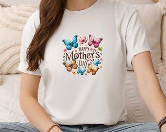 CHEMISE FÊTE DES MÈRES - Tee shirt Fête des Mères, cadeau Fête des Mères pour maman, Sweat Love Mom, Sweat à capuche Love Mom, Sweat à capuche pour la fête des Mères