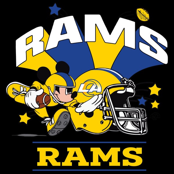 Los A.ngeles Rams Football - PNG Digital Download