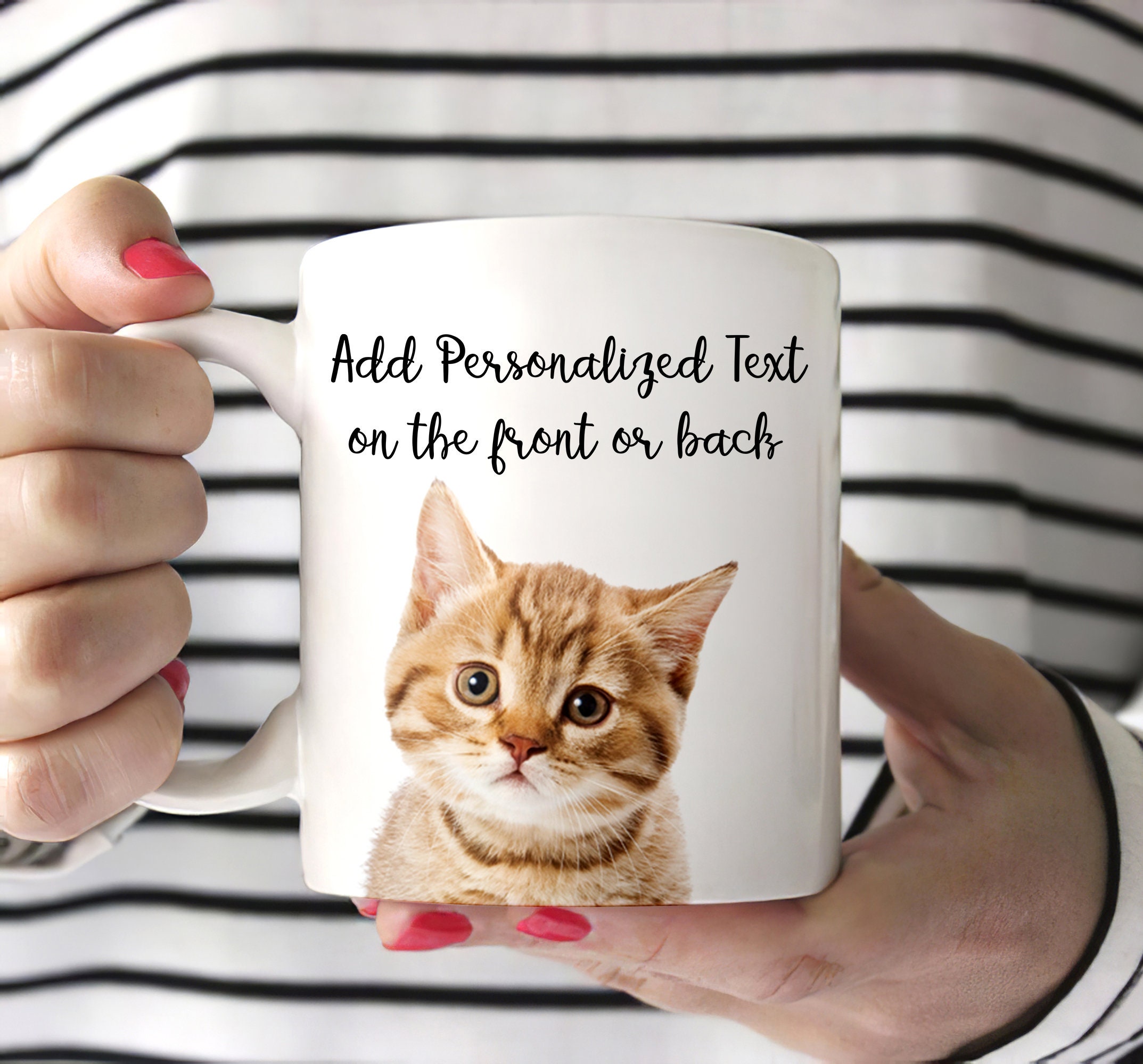 Custom Quote Mug Personalized Cat Coffee Mug Cat Mom Ts Etsy 8091