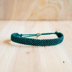 Waterproof woven bracelet, Unisex Waxed Thread Bracelet, Mens bracelet pack