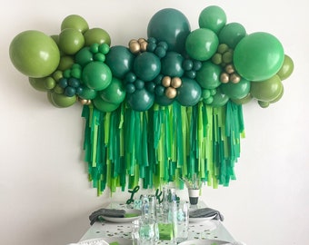 Green Goddess THICK Balloon Garland Kit with Several Shades of Green for St. Patrick’s Day Party | Lucky One Birthday | Lucky in Love Bash