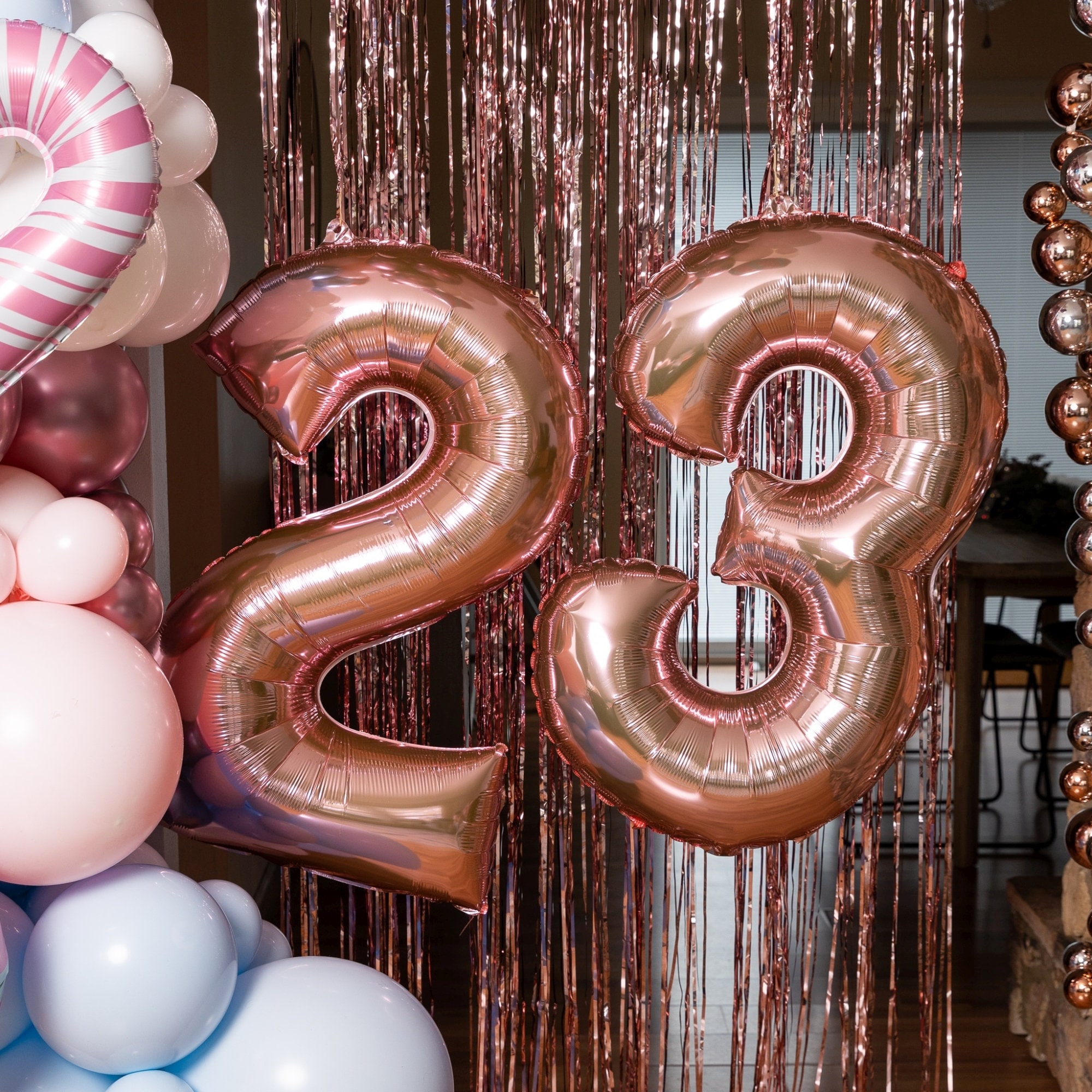 Globos De Papel De Aluminio Letras Del Alfabeto Números Disponibles Por Paquete De 50 Hojas Azul I.1181903115