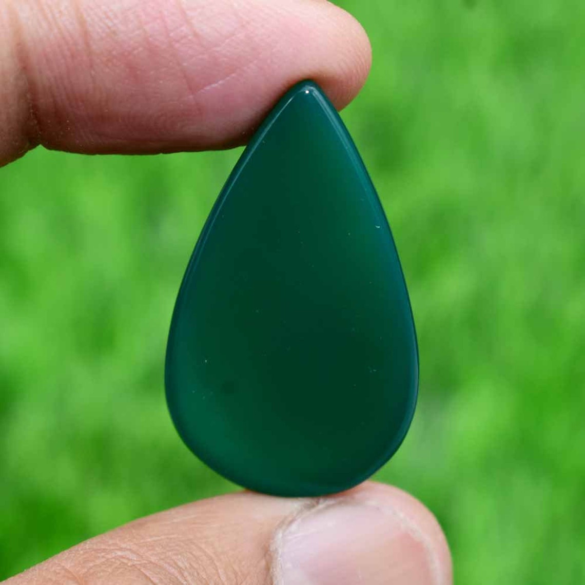 Natural Green Onyx Gemstone Green Onyx Cabochon Green Onyx Etsy