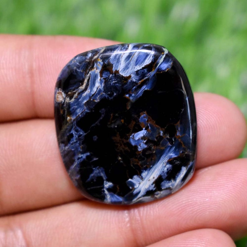 Pietersite Gemstone Pietersite Loose Cabohcon Jewelry making semi precious gemstone 31x27x5 MM PP2275 39 Cts Natural Pietersite Cabochon