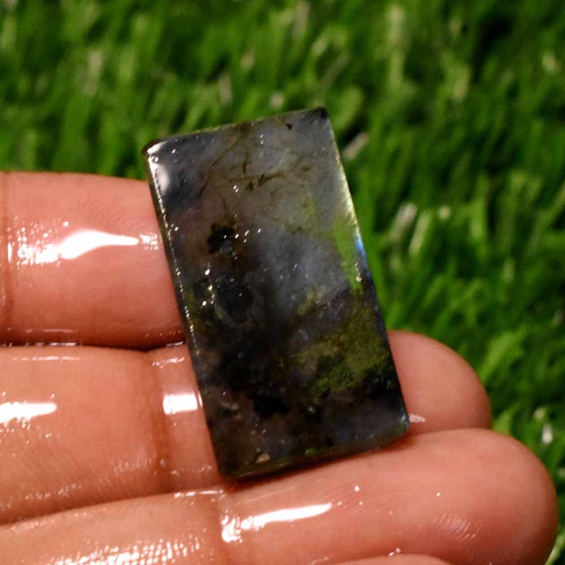 Blue Fire Labradorite Rectangle Shape Labradorite Gemstone P878 Natural Labradorite Gemstone AAA Quality Labradorite Gemstone Cabochon