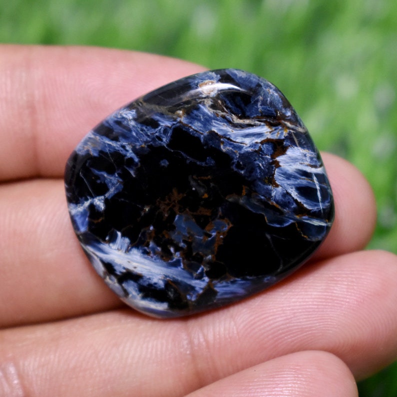 Pietersite Gemstone Pietersite Loose Cabohcon Jewelry making semi precious gemstone 31x27x5 MM PP2275 39 Cts Natural Pietersite Cabochon