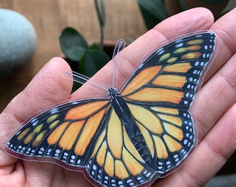 Monarch Butterfly clear sticker
