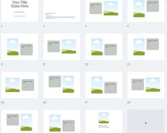 Kindle Direct Publishing 24-Page LANDSCAPE Children’s Book Canva Template