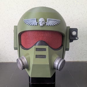 Astra Militarum guardman helmet with breather