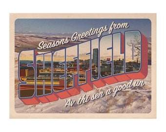 10 Sheffield Christmas Postcards | Sheffield Christmas Cards