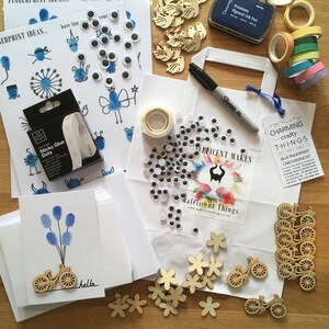 Art d’empreinte digitale : kit de fabrication de carte bleue