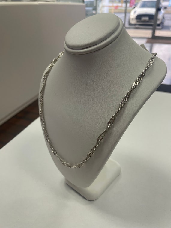 Sterling Silver Singapore link chain | 925 (UNISEX