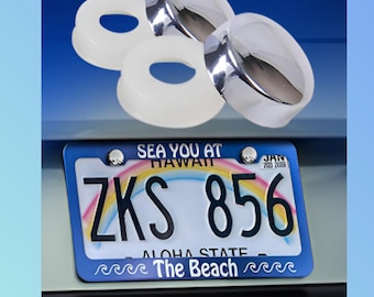 Mounting Caps Add-on for License Plate Frame  |  Screw Caps