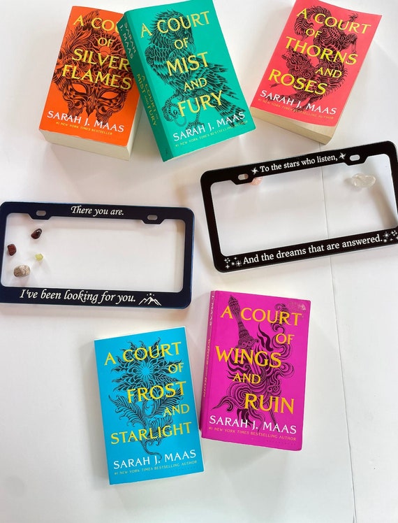 Rhysand Quotes License Plate Frames | ACOTAR Night Court Feysand Car Accessory