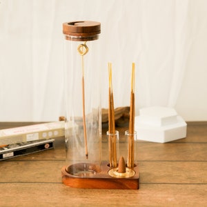 AshElysium Incense Burner, Incense Holder for Sticks, Ash Catcher incense-stick holder, Meditation Accessory, Incense Cone Holder, Home Gift