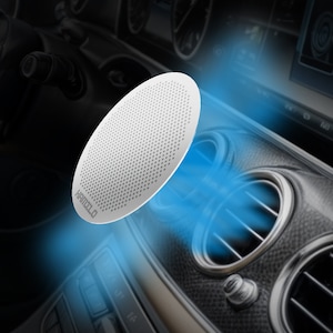 Car Air Vent Wind Deflector- 2PCS, Silver, Circular, Windless Car Vent Clips, Car interior Essential Decorations for Girls, Car Accessories