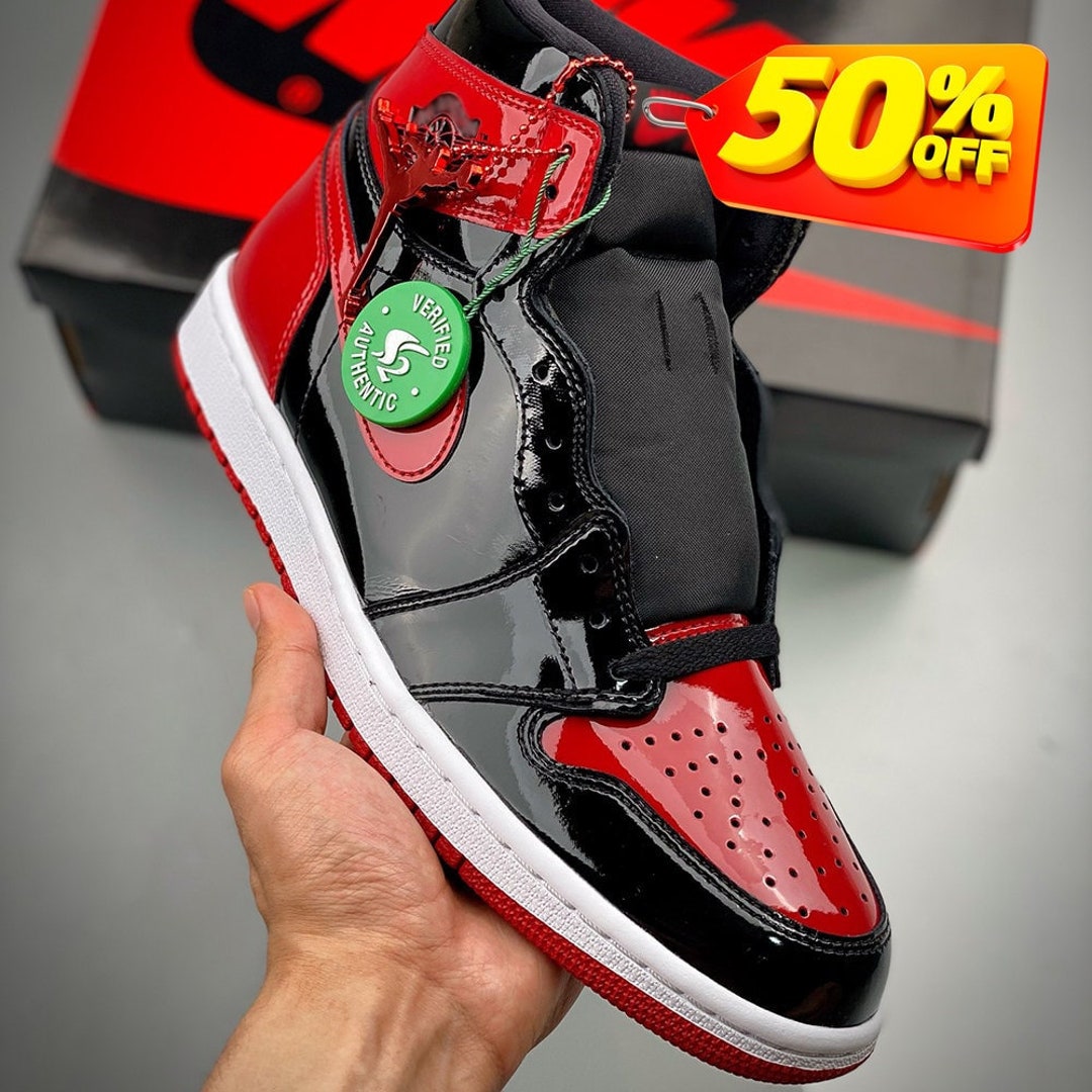 aj1 bred patent leather