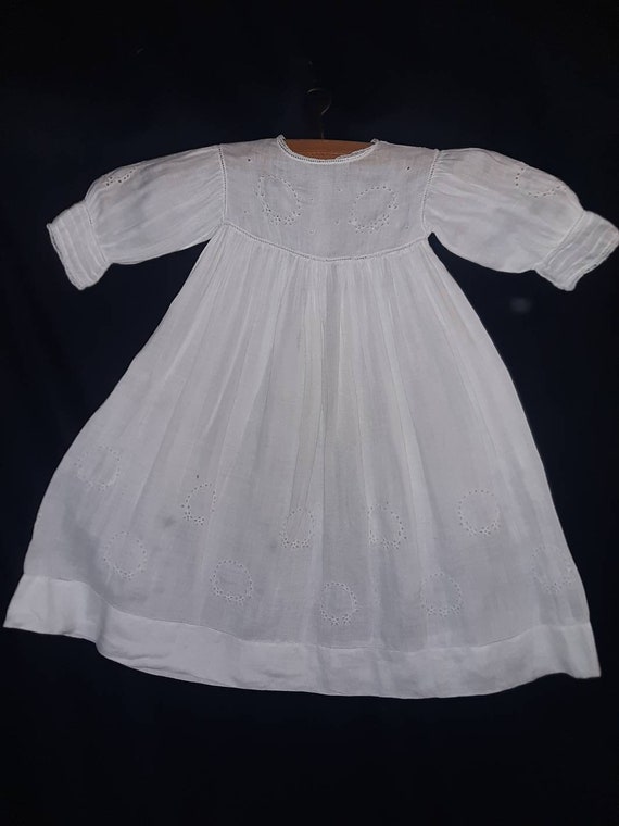 Under old baby dress