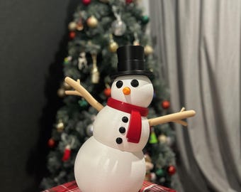 Jim Shore Large Snowman W/broom 4002409 Building Winter Memories