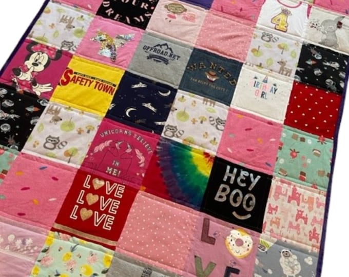 Baby Clothes Memory Shirt Quilt