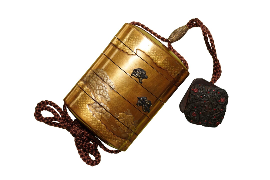 Traditional Japanese Case antique Inro IR11 Etsy
