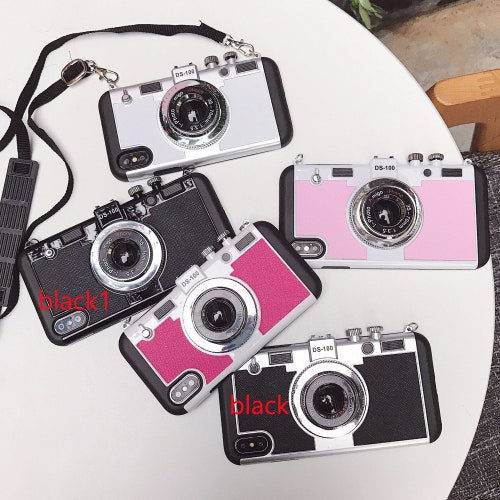 Emily in Paris 3D Camera Iphone Case black Vintage Y2K Etsy