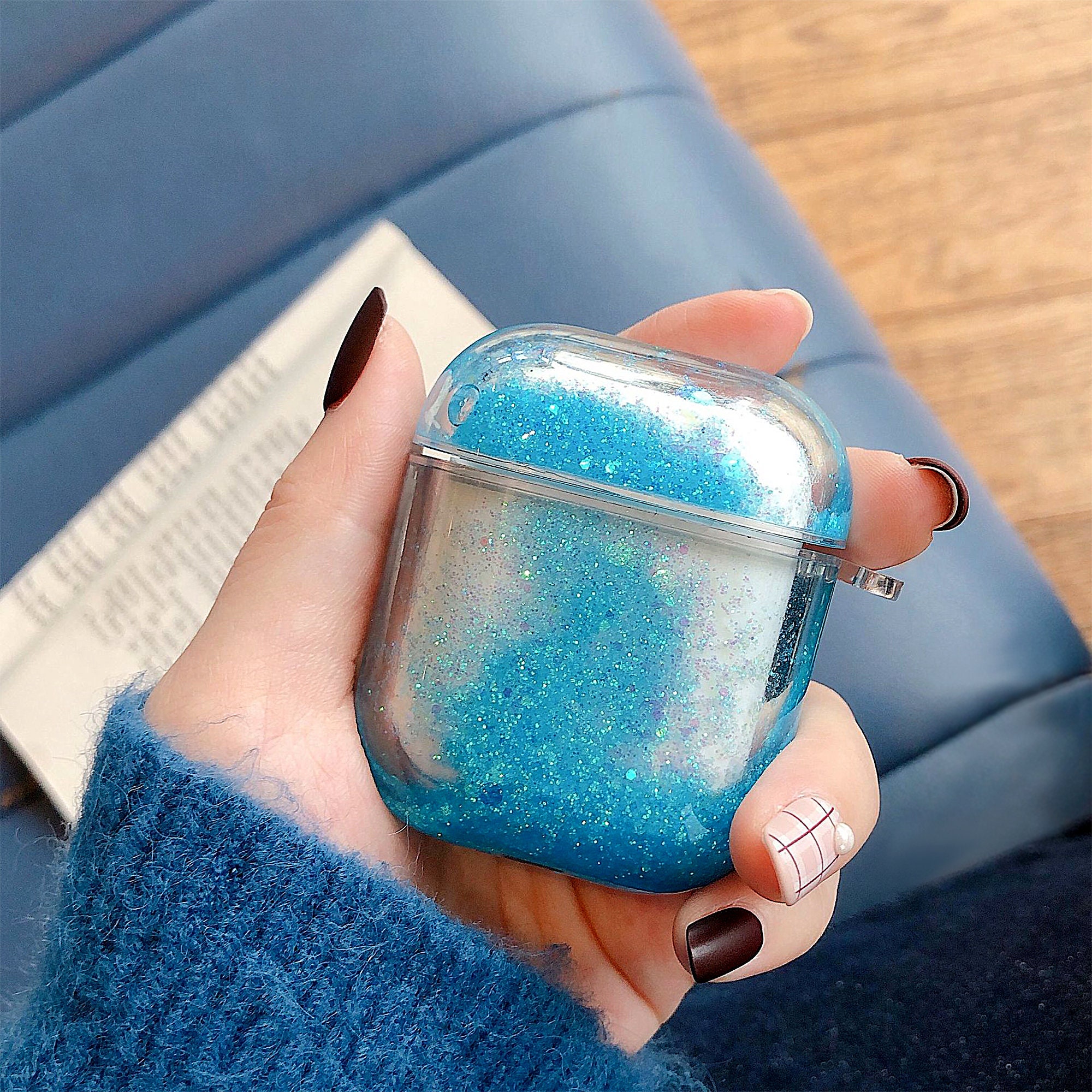 Pink Glitter Cover / Glitter Bling Sparkle Airpod Case / Etsy