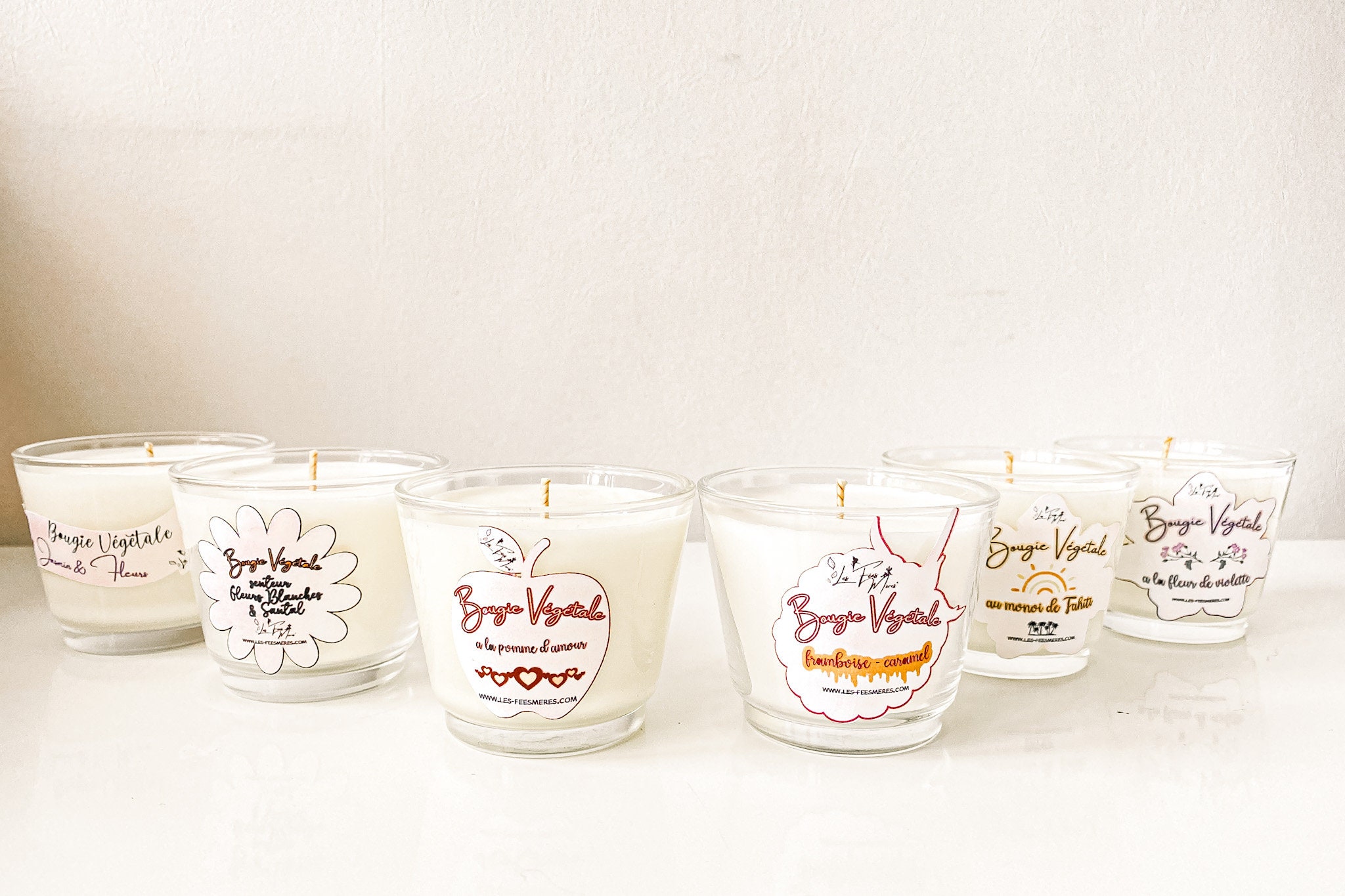 Bougie Végétale Artisanale Parfumée - Plusieurs Formats Disponibles