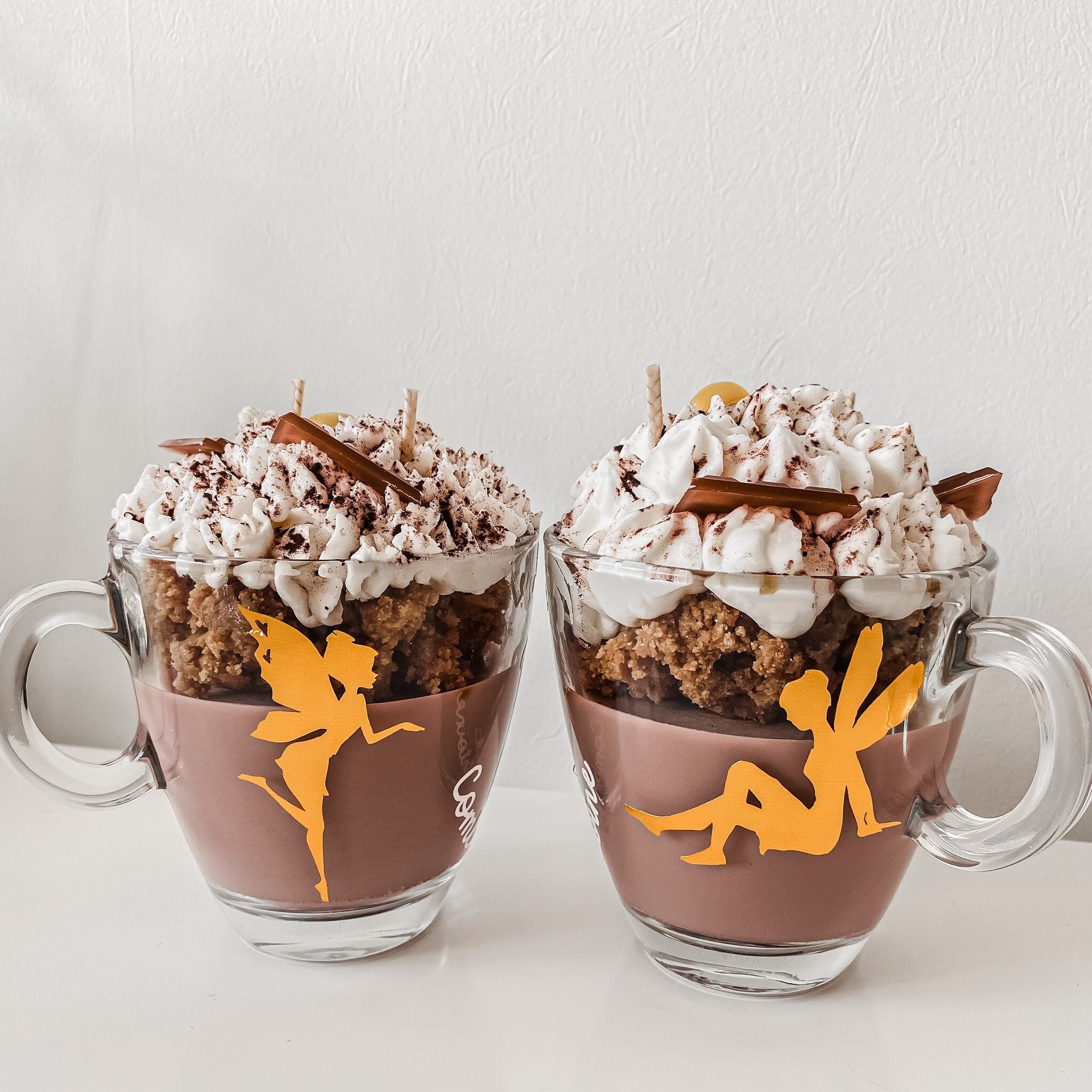 Les Fées Gourmandes - Bougie Végétale Artisanale Au Rocher Praliné