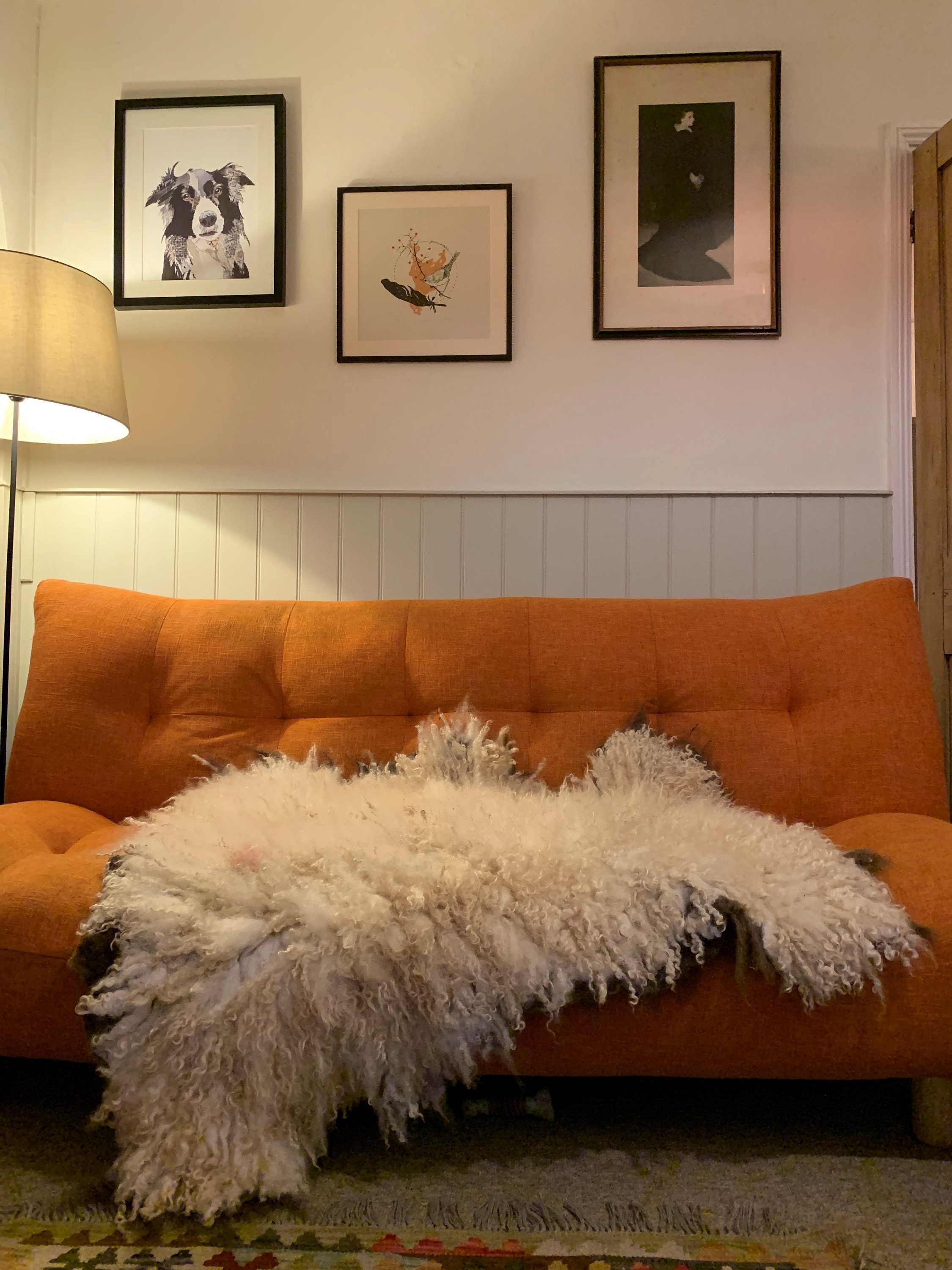 Felted Living Sheepskin Rug Etsy