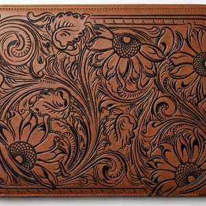 Tooled Leather Pattern Floral SVG image 8