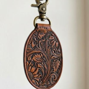Tooled Leather Pattern Floral SVG image 10