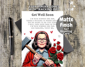 Funny Get Well Soon Card For Him, Get Well Card, Get Well Gift For Women After Surgery,