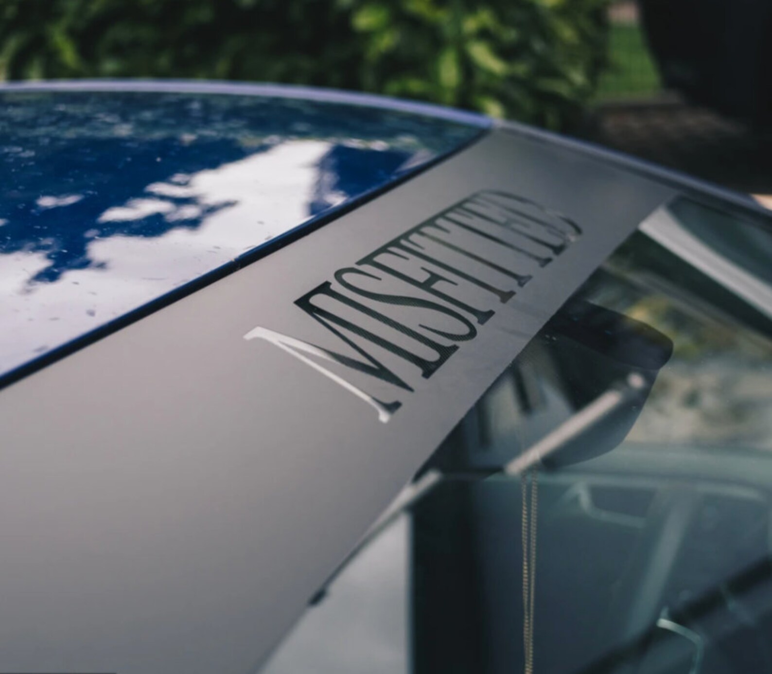 Custom Windshield Sun Strip Banner // Your Logo or text cut Etsy