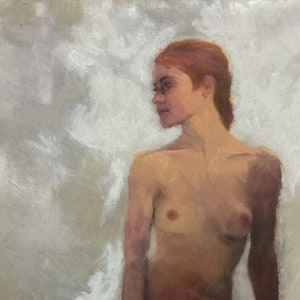 Nue (Fille Ukrainienne), impressione giclée, belle arti, arte murale, decorazione artistica, tirages de l'art, impressione sur papier aquarelle,