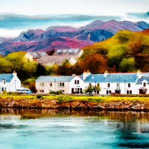 Kintail, impressione giclée, belle arti, arte murale, decorazione artistica, tirages de l'art, impressione sur papier aquarelle,
