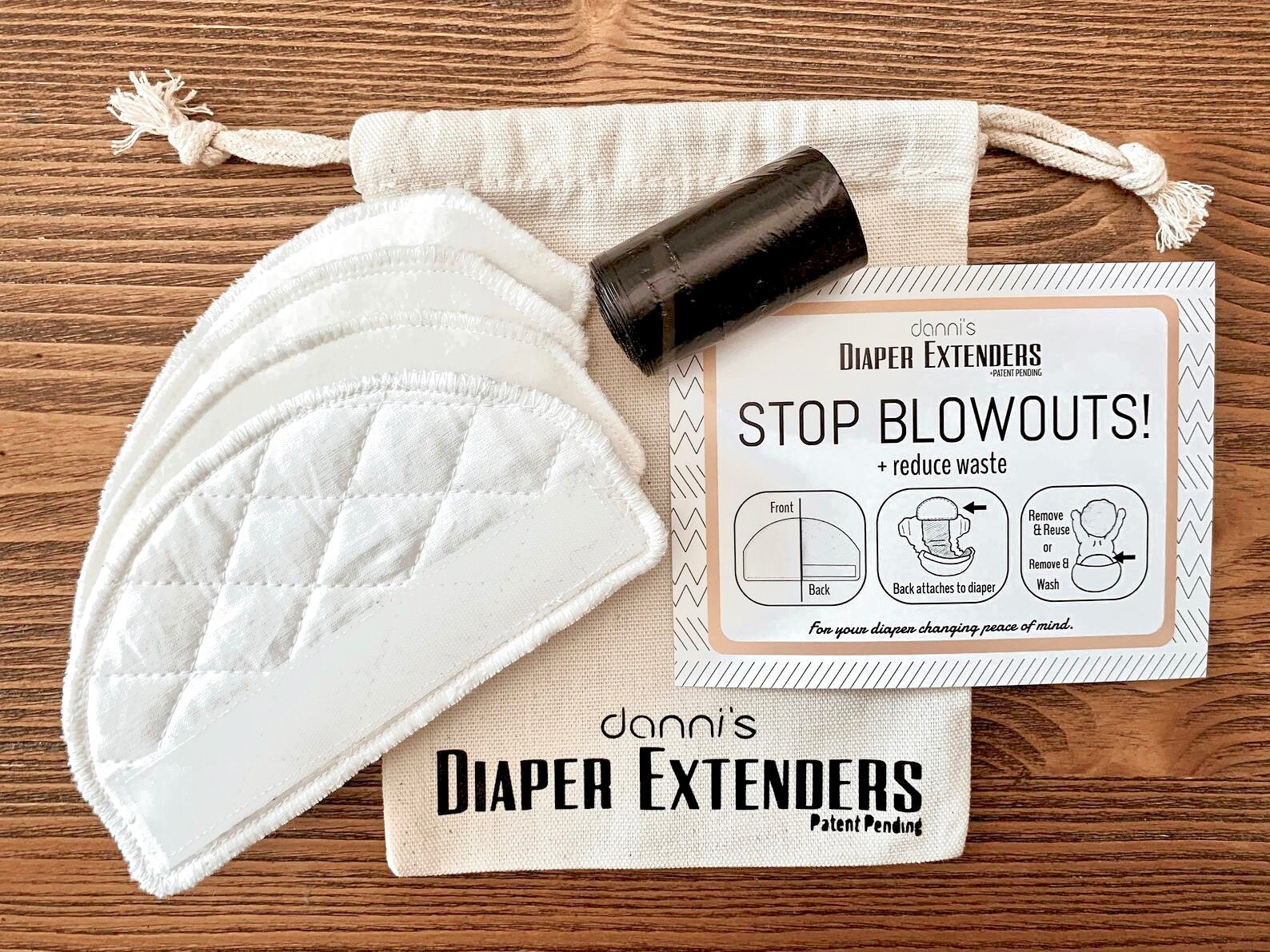 Danni's Diaper Extenders 4 Reusable diaper extender pads Etsy