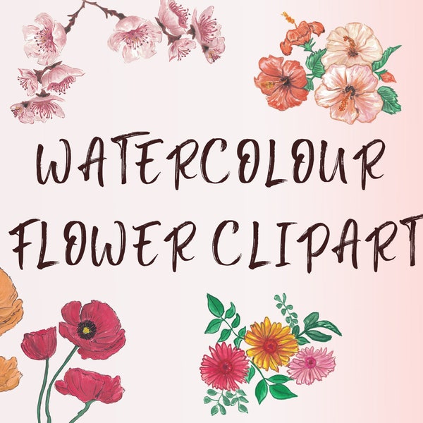 Flowers Cliparts, High Quality, PNG files.