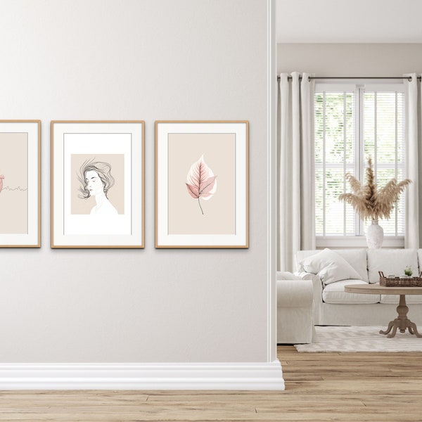 View of Modern Organic Wall Art - Etsy