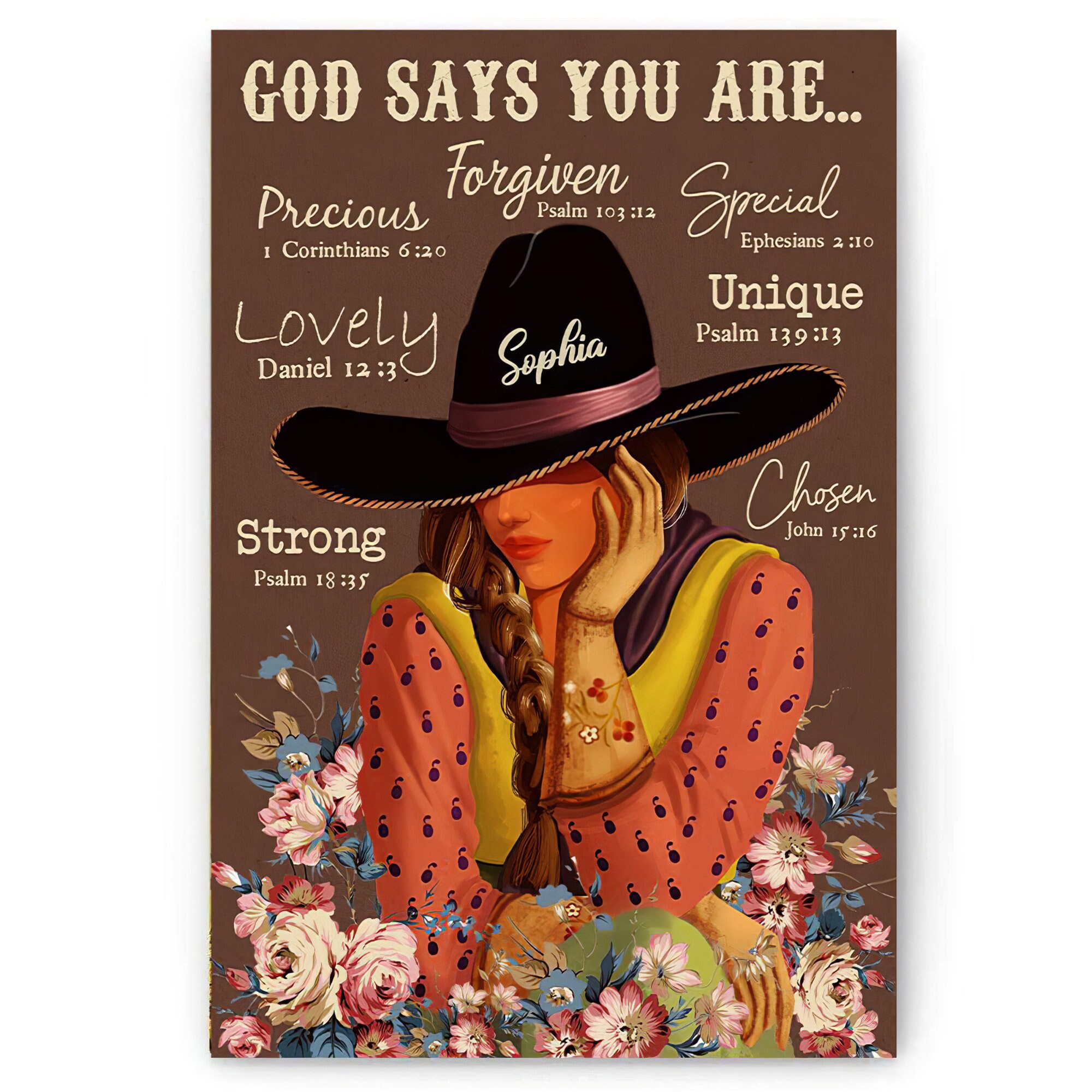 Cowgirl God Say You Are Poster Horses Girl Poster Love Etsy
