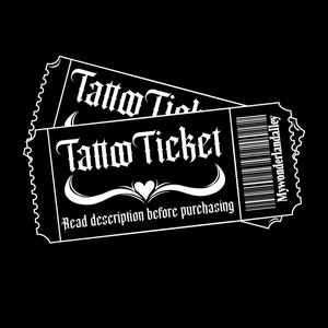 Small Design Tattoo Ticket | Digital Download | Tattoo Designs | Tattoo Gift | READ DESCRIPTION