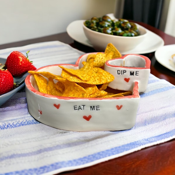 Chip and Dip Bowl Etsy