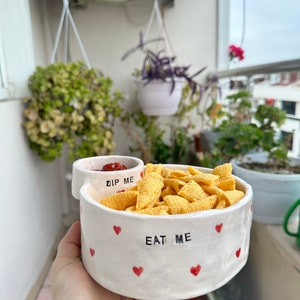 Eat me Dip me Chip and Dip Bowl image 2