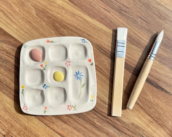 Ceramic Paint Palette Watercolor