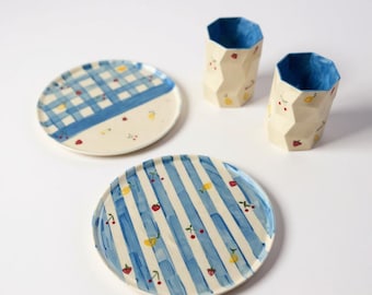 Ceramic Cup and Plate set